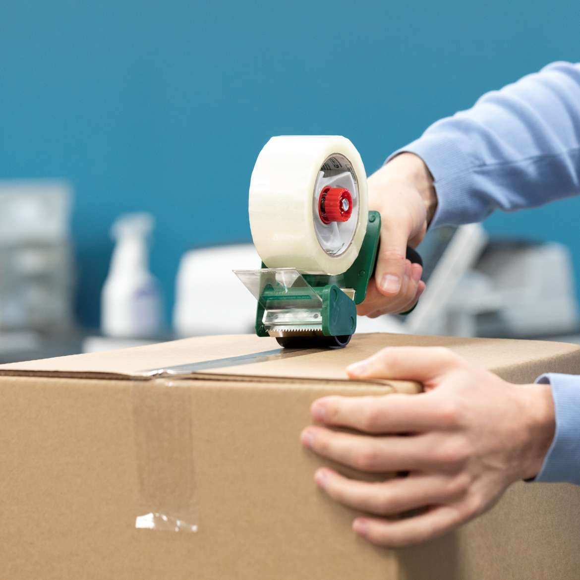 Coroflex™ Wide Packaging Tape - Pack of 4 – Strong Adhesion for Secure Shipping