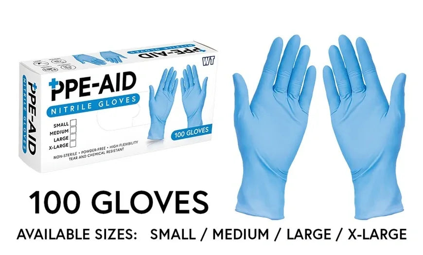 PPE Aid Nitrile Gloves