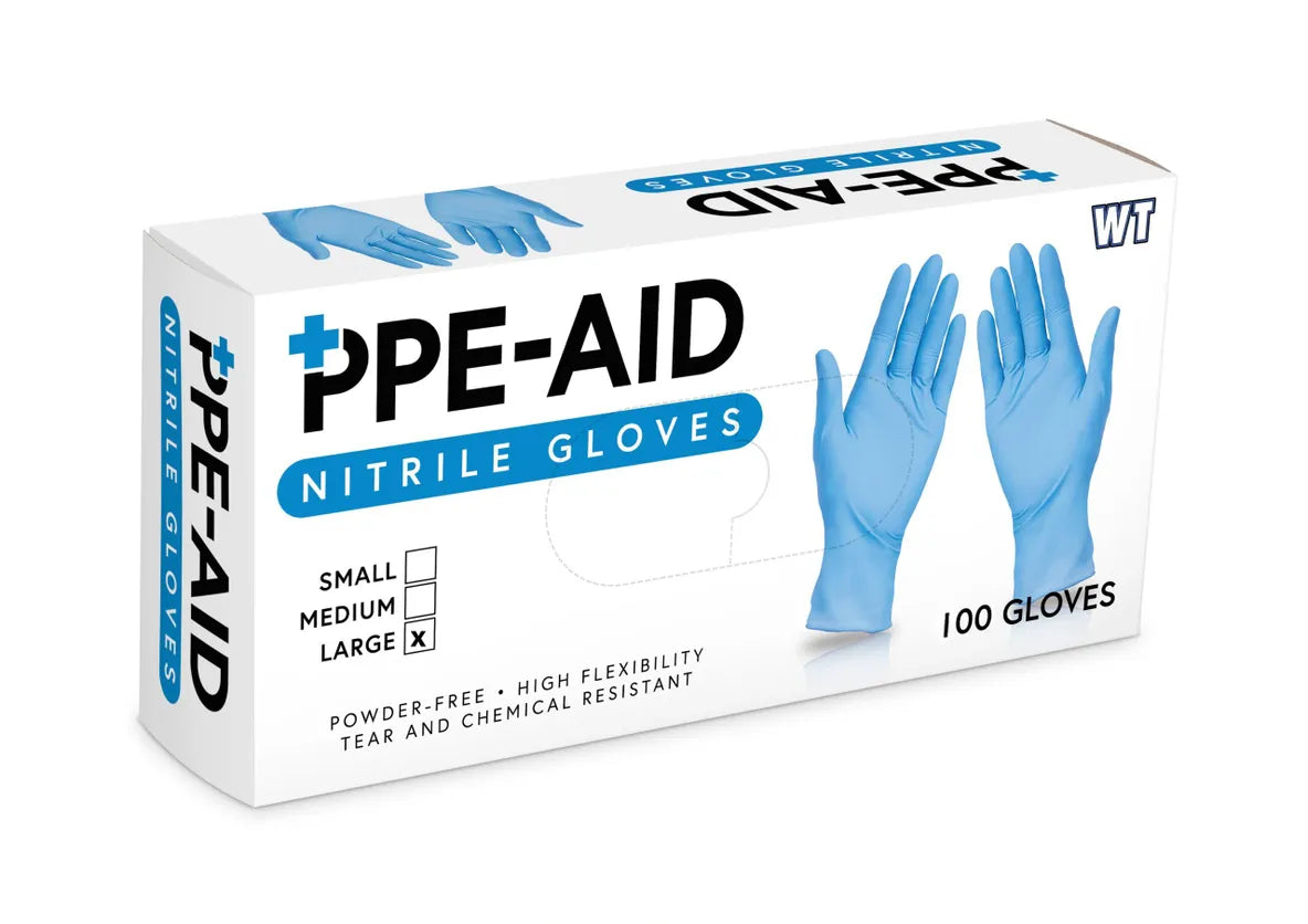 PPE Aid Nitrile Gloves