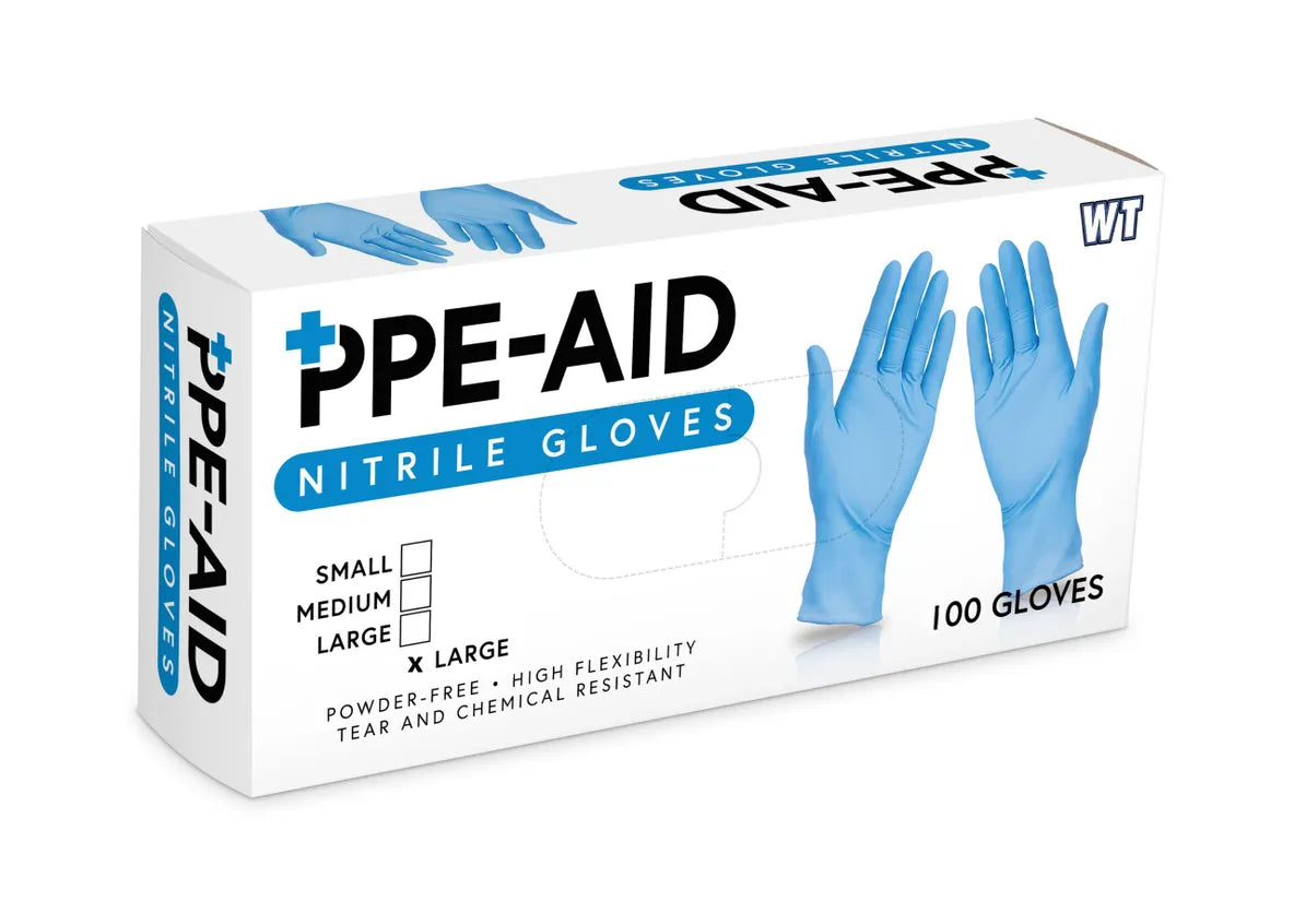 PPE Aid Nitrile Gloves